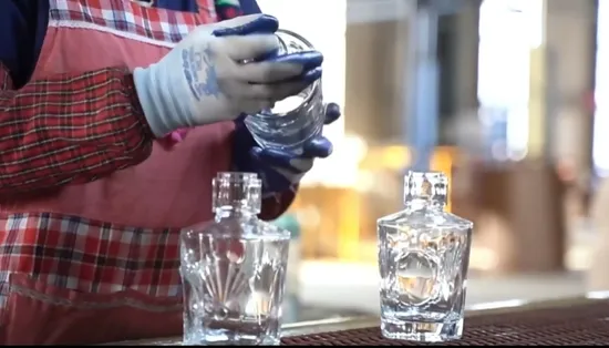 375ml、500ml、750ml、1000ml アンティークグリーンワインボトル/透明ワインボトル